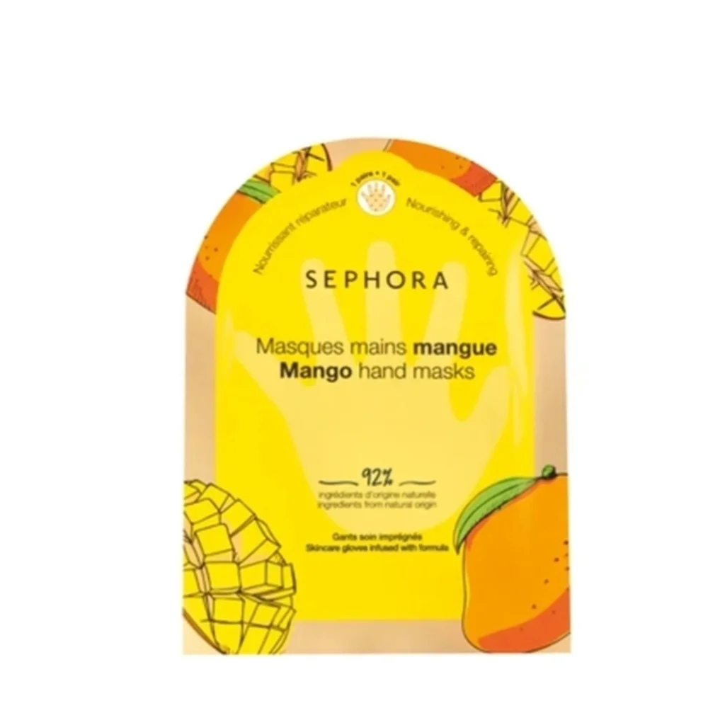 🎀$5 Sephora Mango Hand Mask Set - Pink and Yellow